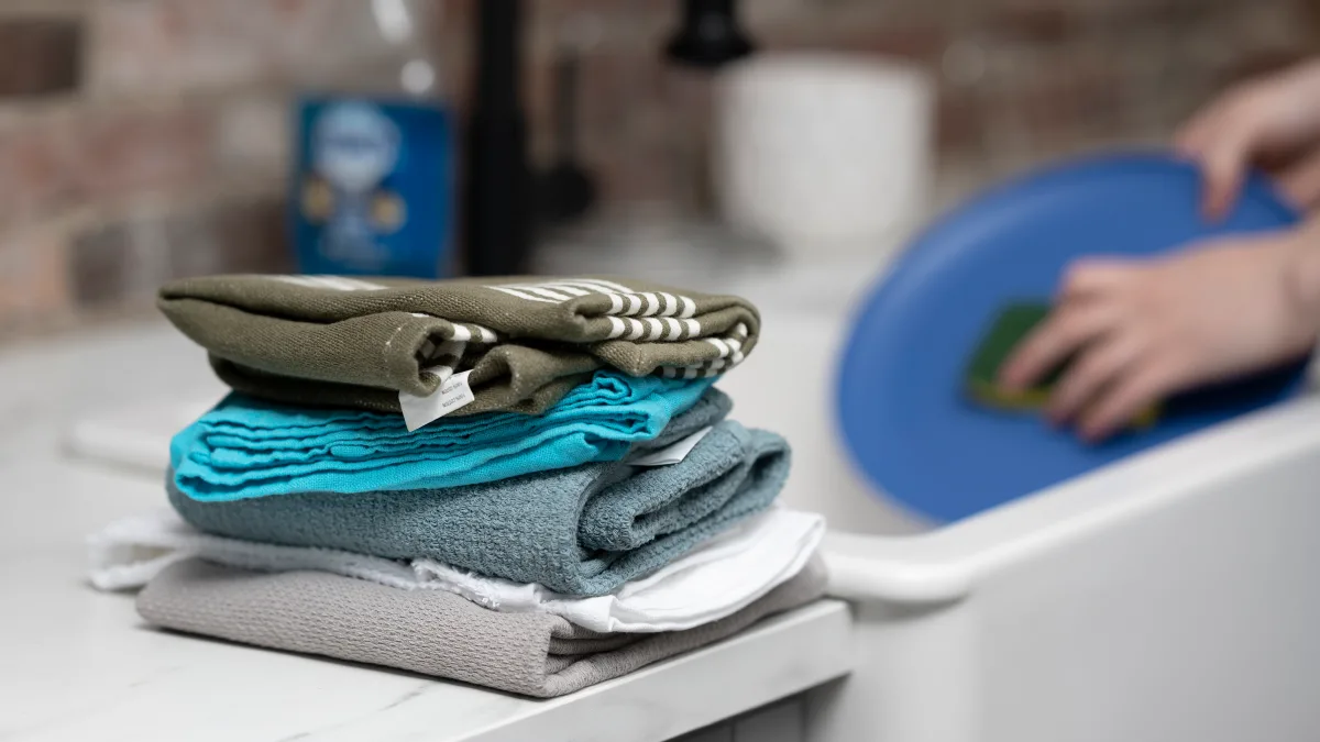 چطور از حوله آشپزخانه استفاده کنیم؟