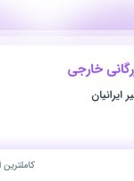 استخدام کارشناس بازرگانی خارجی در ویوان تک اکسیر ایرانیان در خراسان رضوی