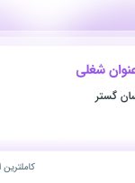 استخدام ۵ عنوان شغلی در سافروشام خراسان گستر در خراسان رضوی