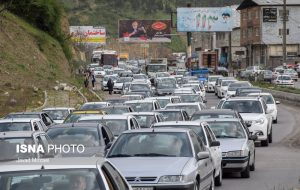 ترافیک ادامه‌دار در جاده‌های شمالی