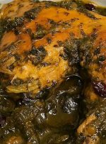 طرز تهیه خورشت آلو اسفناج با مرغ و رب انار: خوشمزه و مقوی