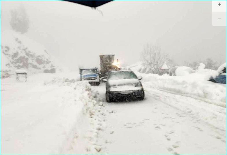 بارش یک متری برف در تالش + عکس