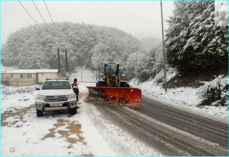 بارش یک متری برف در تالش + عکس