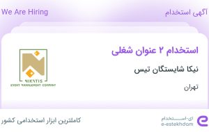 استخدام حسابدار و کارشناس فروش در نیکا شایستگان تیس در تهران