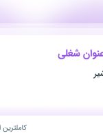 استخدام کارشناس فروش، حسابدار ارشد و انباردار در صنعتی نگین شیر در تهران