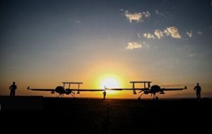 اولین تصاویر از لحظه اصابت بمب و هلاکت تروریست‌ها توسط پهپادهای سپاه