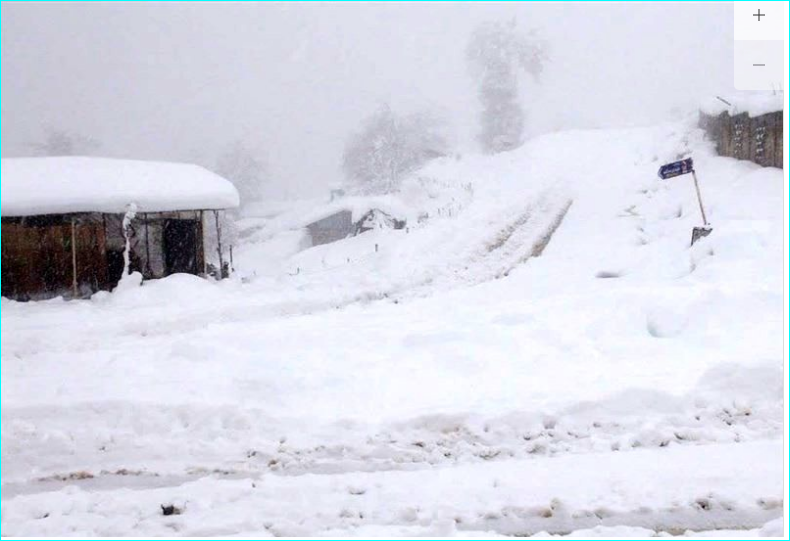 بارش یک متری برف در تالش + عکس