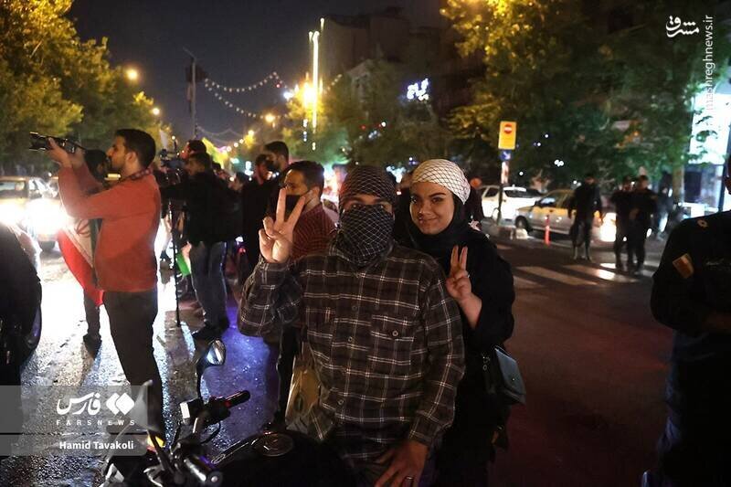 حال و هوای مردم بعد از حمله سپاه به اسرائیل + عکس