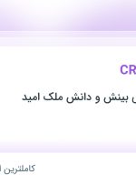 استخدام کارشناس CRM در گروه بین المللی بینش و دانش ملک امید در تهران