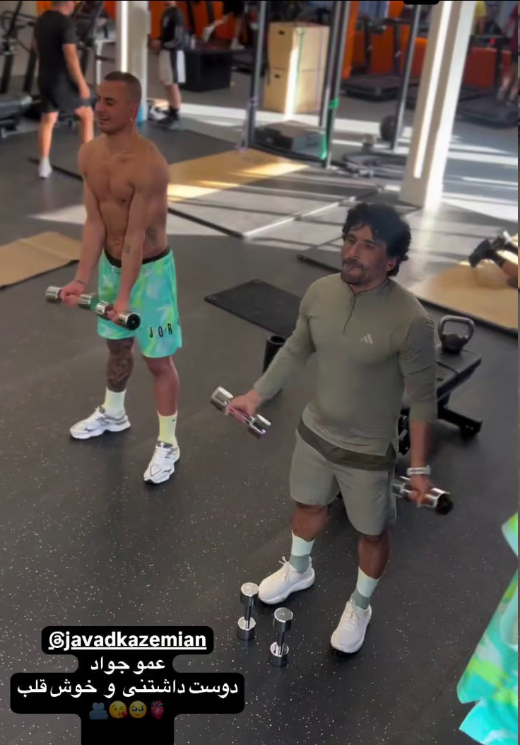 عکس| جواد کاظمیان محبوب قلب حامد لک