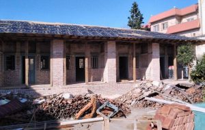 مرمت حجره‌های مدرسه و مسجد علامه بابل در حال انجام است