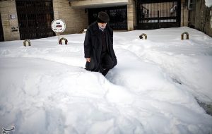 پیش‌بینی برف یک متری در ایران