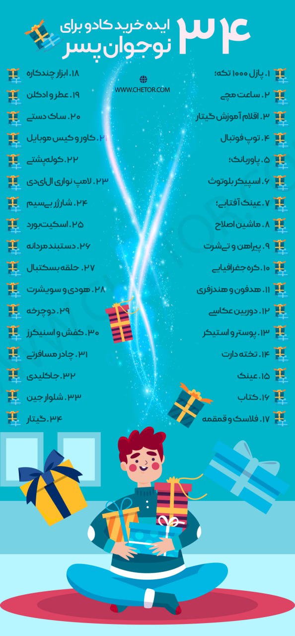   کادو برای نوجوان پسر