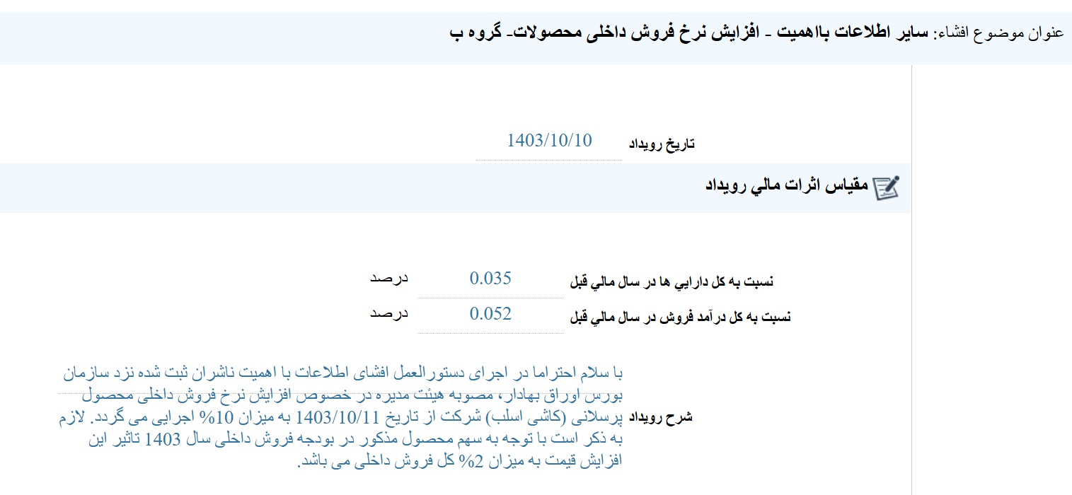 مهمترین اخبار کدال  در ۱۱ دی ۱۴۰۳/ از تحصیل سهام تا برگزاری مزایده