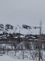 ویدیو/ بارش برف در روستاهای شهرستان راور