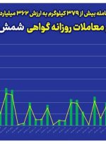 رکورد حجم و ارزش معاملات روزانه گواهی شمش نقره شکسته شد