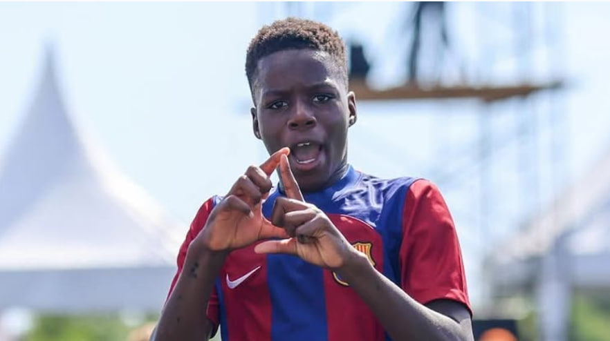 عکس| بارسلونا در حال پخت و پز یامال بعدی!