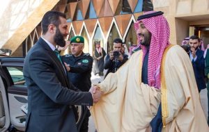 الجولانی با بن سلمان دیدار کرد+عکس