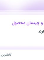 استخدام طراح داخلی و چیدمان محصول در بهپوی سازه دماوند در ۳۱ استان