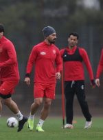 بازگشت عالیشاه به تمرینات پرسپولیس