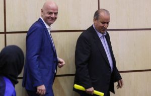 عکس| استوری ویژه رئیس فیفا برای مهدی تاج