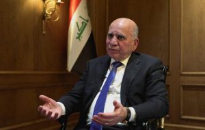 فؤاد حسین در قاهره: با کوچاندن فلسطینی‌ها از خاکشان مخالفیم