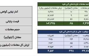 معامله ۳۷۱ کیلوگرم شمش نقره در بورس کالا معامله ۳۷۱ کیلوگرم شمش نقره در بورس کالا