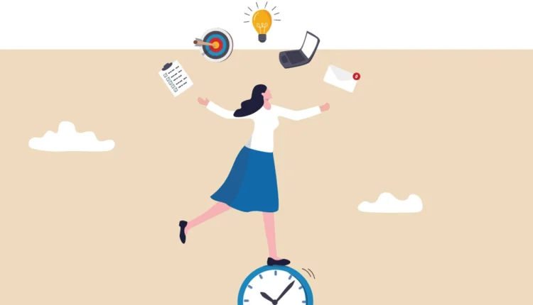 مدیریت کارها زمانبندی استایل کارتونی