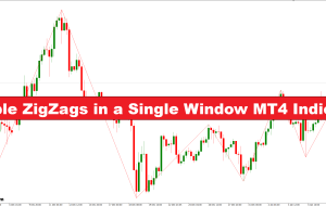 چند زیگزاگ در یک نشانگر MT4 پنجره