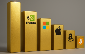 صعود بیت کوین در بین غول های بازار جهانی به شماره 6 صعود می کند. در آمازون بسته می شود