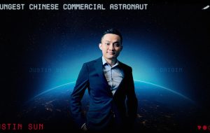 جاستین سان برای جوانترین فضانورد تجاری چینی با شپرد جدید Origin Blue Origin