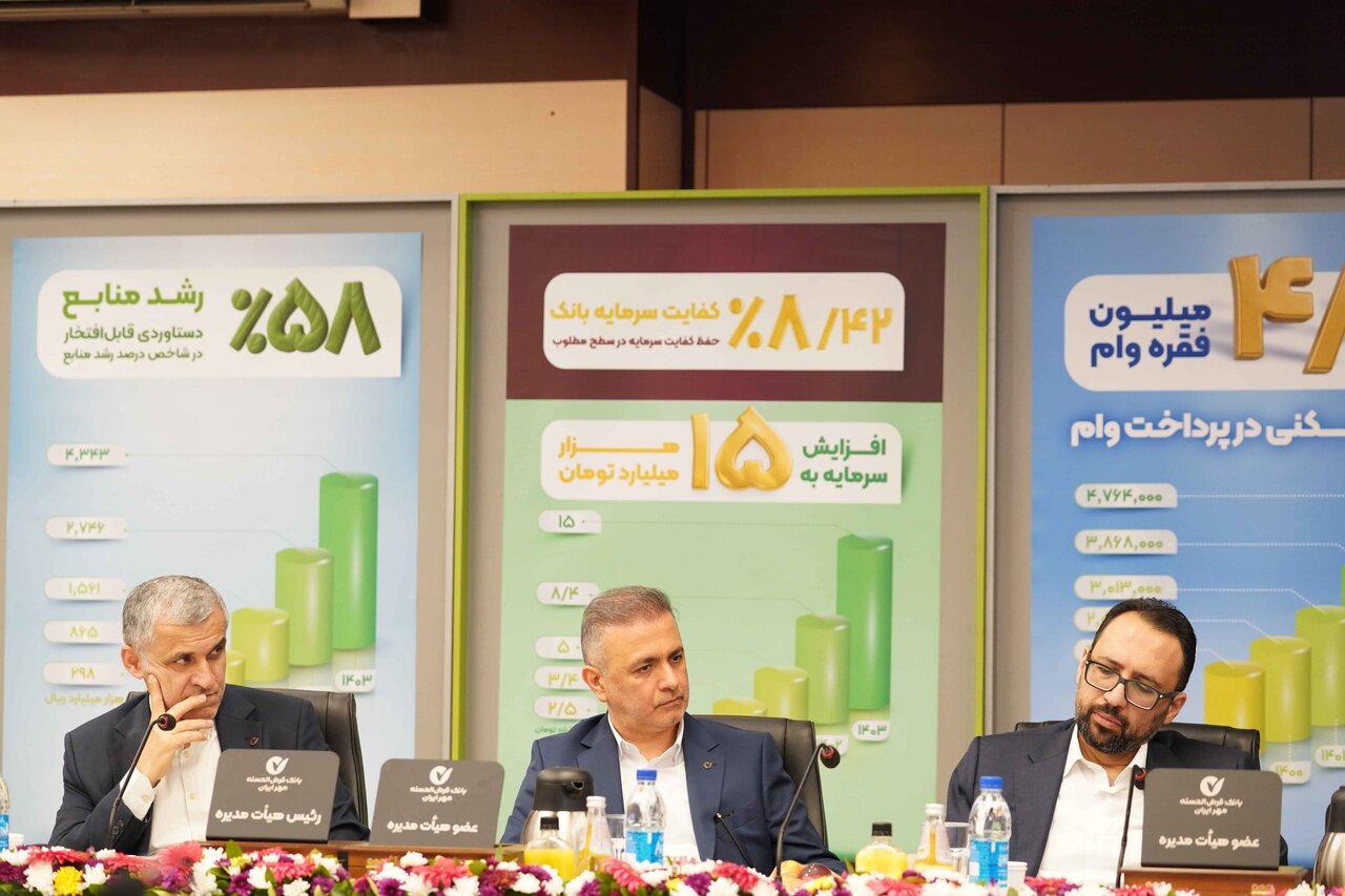 مُهر تأیید بر صورت‌های مالی بانک قرض‌الحسنه مهر ایران