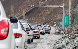 ترافیک سنگین در محور دماوند و فیروزکوه
