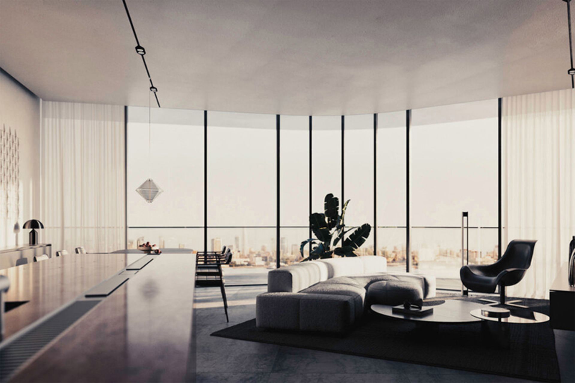 نمای داخلی آپارتمانی در جزیره برابوس