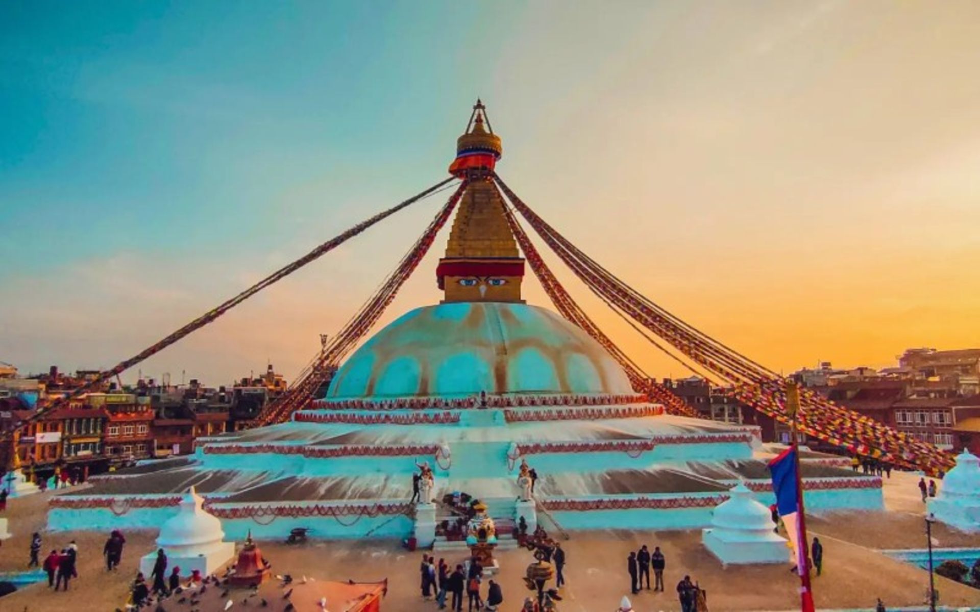 سازه مرتفع استوپا بودانات 