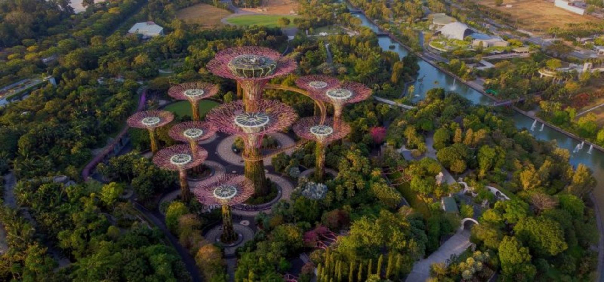 فضای سبز باغ های خلیج سنگاپور