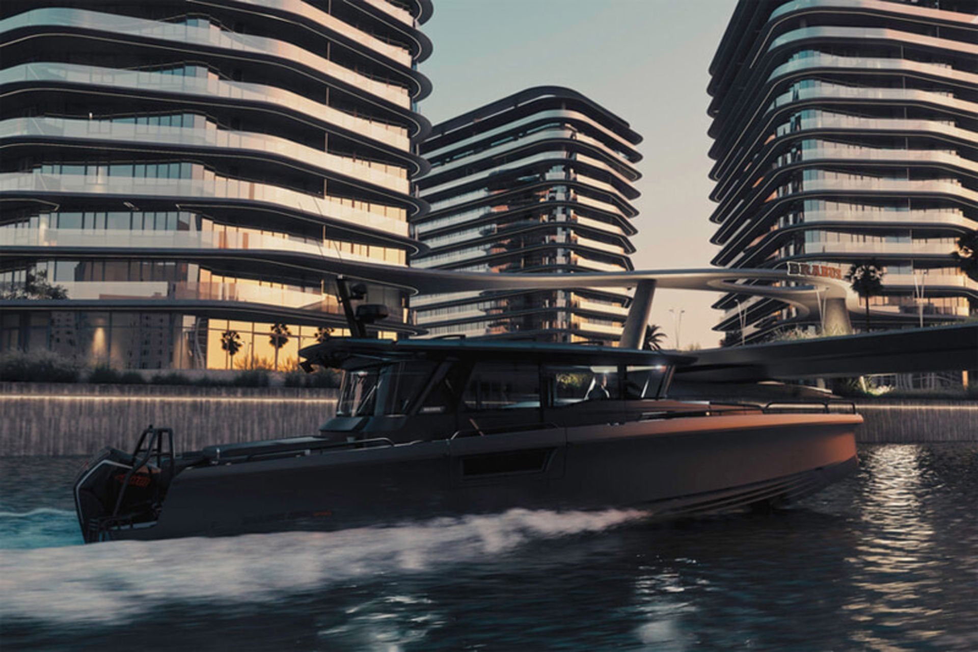 قایق سواری در آب های جزیره برابوس