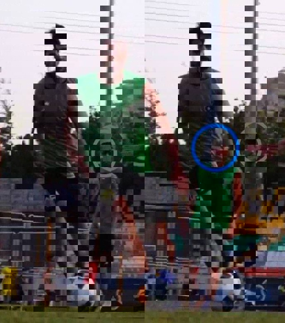 عکس| بازیکن استقلال در تمرین سپاهان!