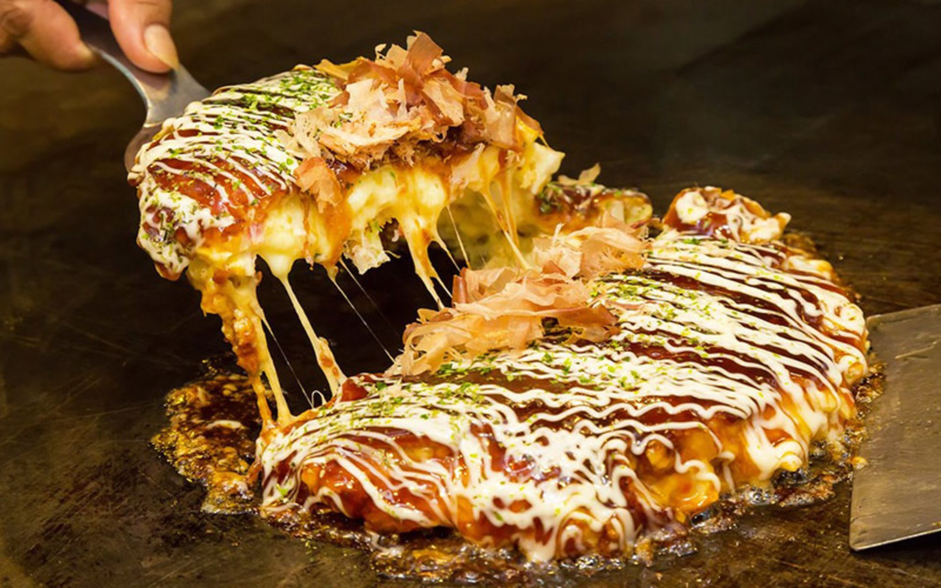 اوکونومی‌یاکی سرخ شده با سس