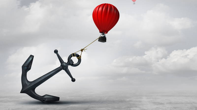 لنگر وصل به بالن