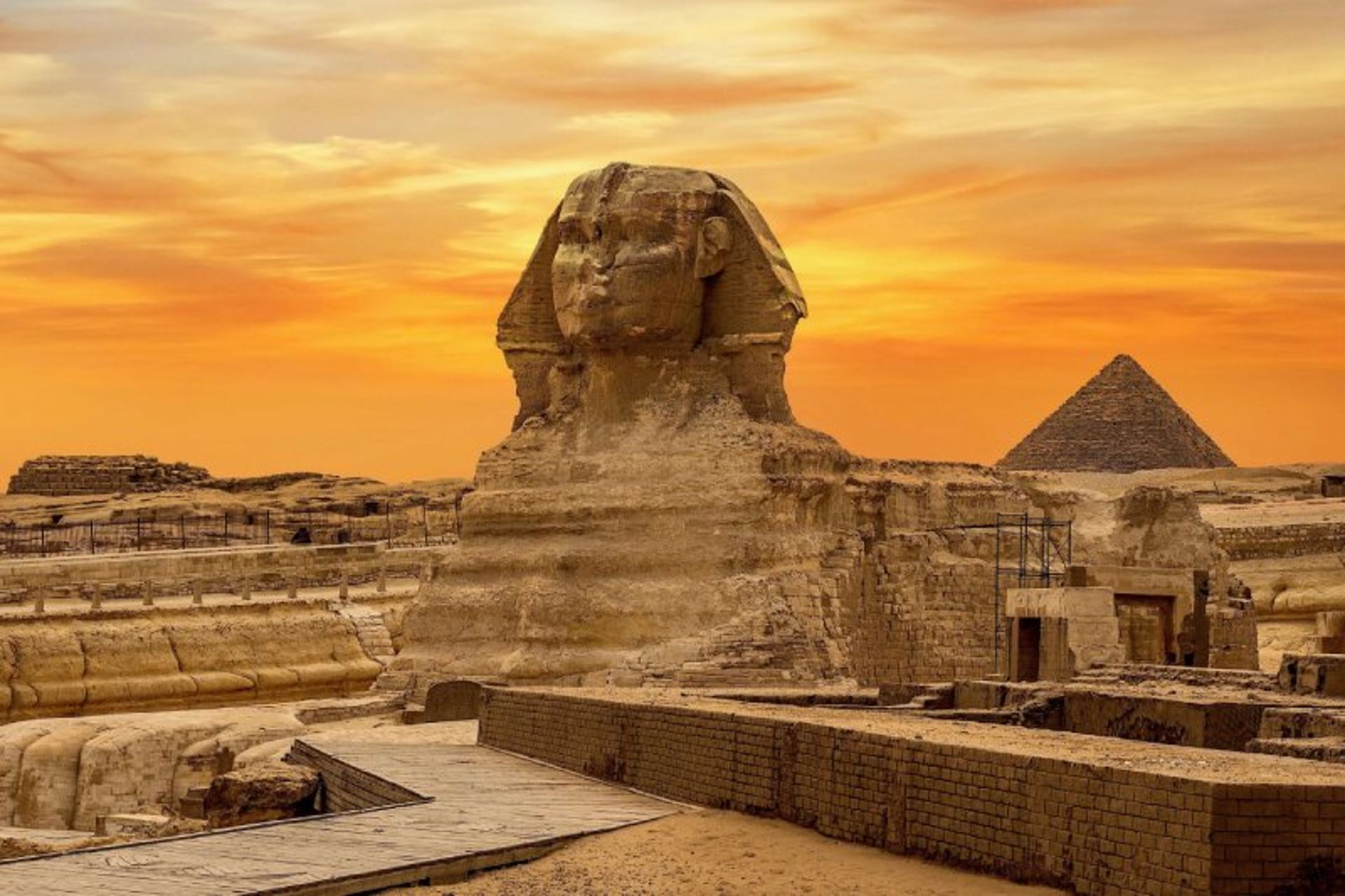 مجسمه ابوالهول مصر در روز