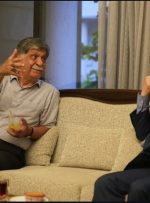 دیدار وزیر فرهنگ با محمدمهدی فرقانی و خانواده احمد توکلی در روز خبرنگار