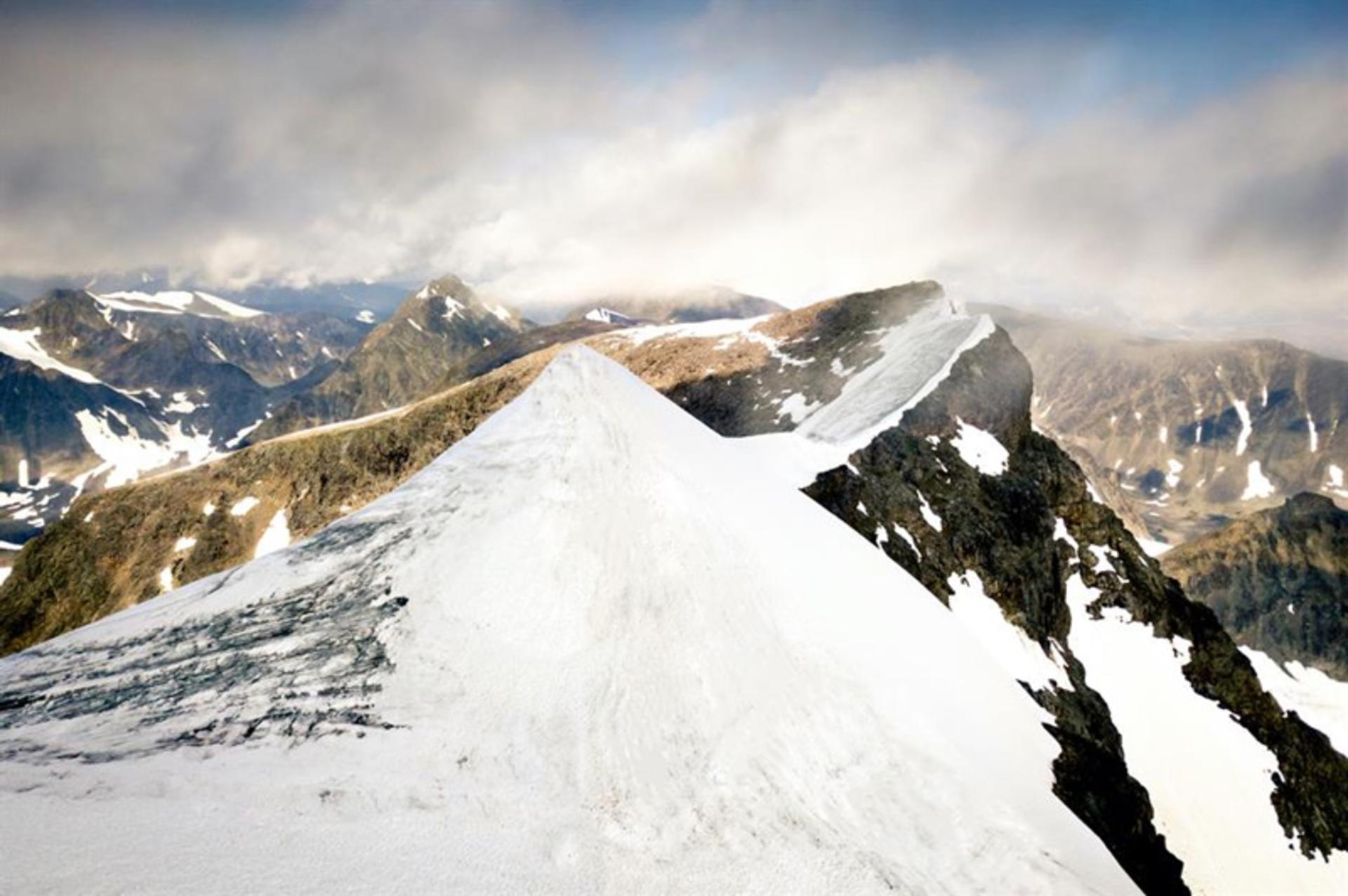 قله یخی کوهستان کبنه‌کایزه در سوئد