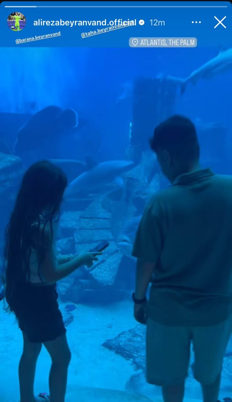 عکس | تعطیلات علیرضا بیرانوند با خانواده در دبی