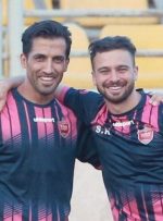 عکس| خداحافظی سروش رفیعی با وحید امیری