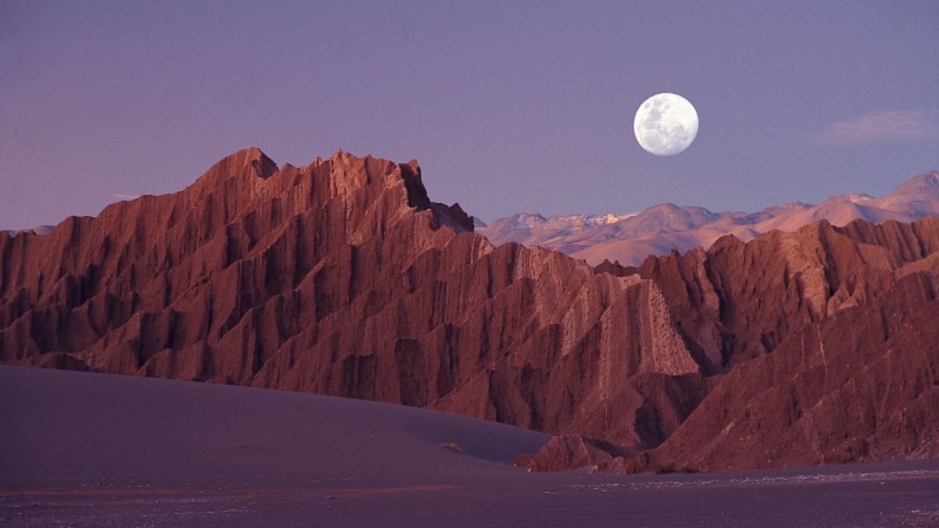 آسمان شب بیابان آتاکاما 