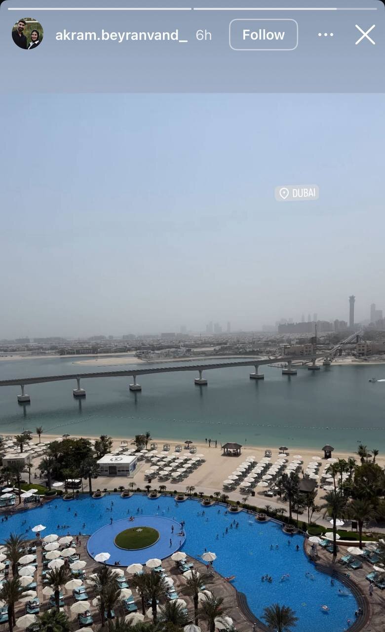 عکس | تعطیلات علیرضا بیرانوند با خانواده در دبی