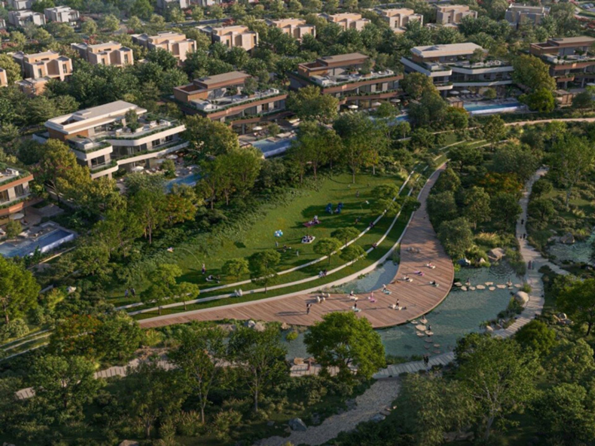 عکس هوایی از فضای سبز وایلدز