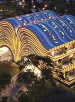 معماری خواندنی؛ وقتی ساختمان شبیه کتاب باز می‌شود!