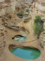 تنگه کریان قشم کجاست؟ حوضچهٰ‌های جادویی در دل کوه دولاب